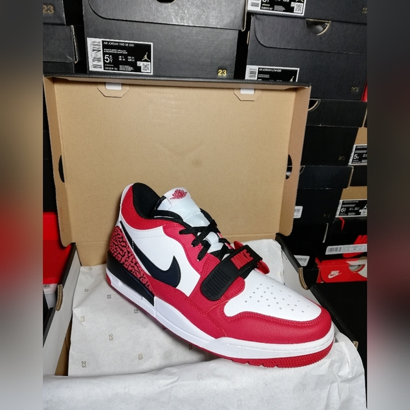 AIR JORDAN LEGACY 312 LOW "CHICAGO" BLACK CEMENT MEN'S US 11 BRAND NEW IN BOX - Picture 10 of 11